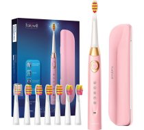 Fairywill Sonic toothbrush with head set and case FairyWill FW-508 (pink) FW-508 PINK PLUS
