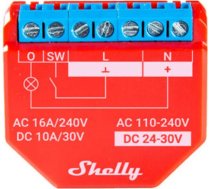 Shelly Wi-Fi Smart Relay Shelly Plus 1PM, 1 channel 16A, with power metering PLUS1PM