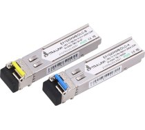 Extralink SFP 1.25G | Moduł SFP WDM | 1,25Gbps, 1310/1550nm, single mode, 20km, LC, DOM, para EX.6204