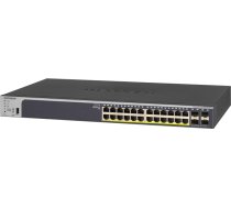 Netgear GS728TPP Managed L2/L3/L4 Gigabit Ethernet (10/100/1000) Power over Ethernet (PoE) 1U Black GS728TPP-200EUS