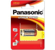 Panasonic Battery Panasonic Lithium Power CR123 (1 Pcs) CR-123AL/1BP