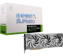 MSI GAMING GeForce RTX 4070 SUPER 12G X SLIM WHITE NVIDIA 12 GB GDDR6X RTX 4070 SUPER 12G GAMING X SLI