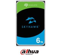 Seagate HDD|SEAGATE|SkyHawk|6TB|SATA|256 MB|5400 rpm|Discs/Heads 4/8|3,5"|ST6000VX009