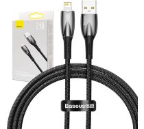 Baseus USB cable for Lightning Baseus Glimmer Series, 2.4A, 1m (Black) CADH000201