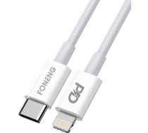 Foneng USB-C cable for Lighting Foneng X31, 3A, 2M (white) X31-2M TYPE-C TO IPH