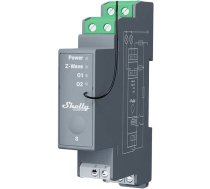 Shelly 2-channel DIN rail relay Shelly Qubino Pro 2 WAVEPRO2