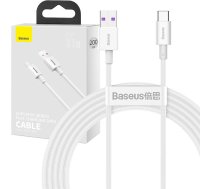 Baseus Type-C Superior series fast charging data cable 66W (11V/6A) 2m White (CATYS-A02)