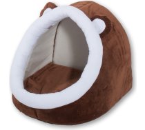 Go Gift cat bed - brown-white - 40x45x34 cm ART#161288