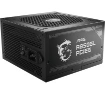 MSI MAG A850GL PCIE5 power supply unit 850 W 20+4 pin ATX ATX Black 306-7ZP8A11-CE0