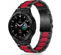 Tech-Protect watch strap Stainless Samsung Galaxy Watch4 40/42/44/46mm, black/red ART#102838