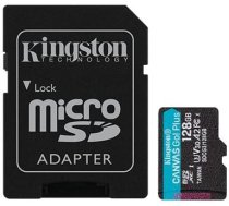 Kingston MEMORY MICRO SDXC 128GB UHS-I/W/ADAPTER SDCG3/128GB KINGSTON