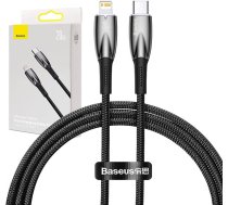 Baseus USB-C cable for Lightning Baseus Glimmer Series, 20W, 1m (Black) CADH000001