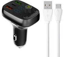 Ldnio Bluetooth C704Q 2USB, USB-C Transmiter FM + MicroUSB cable C704Q MICRO