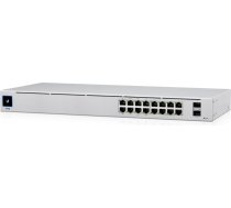 Ubiquiti USW-16-POE | Switch | UniFi, 16x RJ45 1000Mb/s, 8x PoE+, 2x SFP USW-16-POE-EU