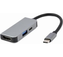Gembird I/O ADAPTER USB-C TO HDMI/USB3/3IN1 A-CM-COMBO3-02 GEMBIRD