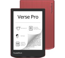 Pocketbook E-Reader|POCKETBOOK|Verse Pro|6"|1072x1448|1xUSB-C|Wireless LAN|Bluetooth|Red|PB634-3-WW