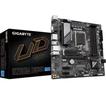 Gigabyte B760M DS3H Motherboard - Supports Intel Core 14th Gen CPUs, 6+2+1 Phases Digital VRM, up to 7600MHz DDR5 (OC), 2xPCIe 4.0 M.2, 2.5GbE LAN, USB 3.2 Gen