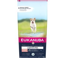 Eukanuba Grain Free Senior small/medium breed, Ocean fish - dry dog food - 12 kg ART#161459