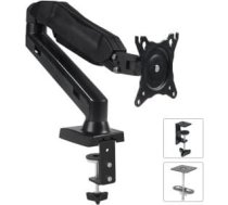 Maclean MC-860 monitor mount / stand 68.6 cm (27") Black Desk