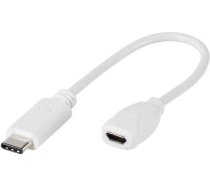 Vivanco adapteris USB-C - microUSB 2.0 10cm (45285)