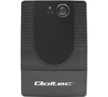 Qoltec 53773 uninterruptible power supply (UPS) Line-Interactive 0.85 kVA 480 W 1 AC outlet(s)