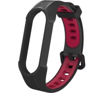 Tech-Protect watch strap Armour Xiaomi Mi Band 5/6, black/red ART#102819