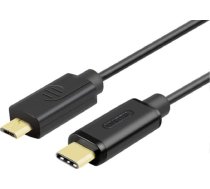 Unitek USB-C 1.0m czarny Y-C473BK