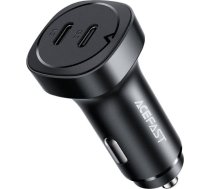 Acefast Car Charger Acefast B2, 72W, 2x USB-C (black)