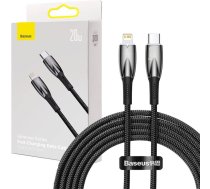 Baseus USB-C cable for Lightning Baseus Glimmer Series, 20W, 2m (Black) CADH000101