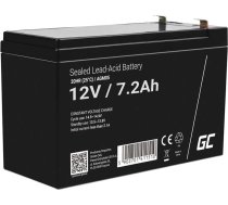 Green Cell Rechargeable battery AGM 12V 7.2Ah Maintenancefree for UPS ALARM AGM05