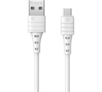 Remax Cable USB Micro Remax Zeron, 1m, 2.4A (white) RC-179M WHITE