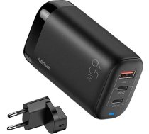 Remax Wall charger Remax, RP-U55, 2x USB-C, USB, EU 65W (black)