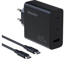 Huntkey Charger+Cable HuntKey P100 100W PD HKC10020050-0B3