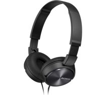 Sony Foldable Headphones MDR-ZX310 Wired, On-Ear, Black MDRZX310B.AE