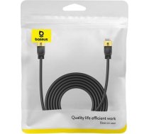 Baseus Network Cable High Speed (CAT7) of RJ45 (thin cable) 10 Gbps, 5m, Black (B00133208111-05)