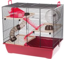 Inter-Zoo Pinky 3 Zinc Burgundy - cage for a hamster G306ACTB