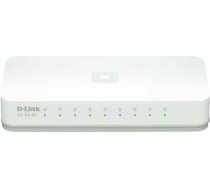 D-Link Unmanaged Fast Ethernet (10/100) White network switch GO-SW-8E/E