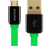 Avacom MIC-120G USB CABLE - MICRO USB, 120CM, GREEN 08177KVG