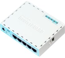 Mikrotik RB750GR3 wired router Gigabit Ethernet Turquoise, White