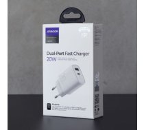 Joyroom Travel Charger C+U, QC 3.0, PD 20W, White EU (L-QP2011) L-QP2011-WHT