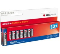 Agfa Photo AGFAPHOTO Battery Alkaline, Micro, AAA, LR03, 1.5V, Blister (10-Pack) 110-803968