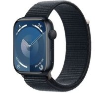 Apple Watch Series 9 GPS 45mm Midnight Alu Case, Midnight Black Sport Loop EU MR9C3 MR9C3QHA