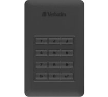 Verbatim Dysk zewnętrzny HDD Verbatim Store 'n' Go Secure 2TB Czarno-srebrny (53403)