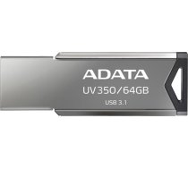 Adata UV350 64 GB, USB 3.1, Silver AUV350-64G-RBK