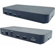 I-Tec USB 3.0 / USB-C / Thunderbolt 3x Display Docking Station 2x HDMI 1x VGA LAN Audio 4x USB-A 1x USB-C + Power Delivery 100W CATRIPLEDOCKVGAPD