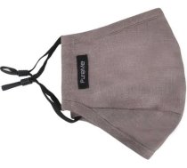 Pureme Reusable / Adjustable Mask Linen 2 pcs N95 filters inside the package Charcoal Grey PUREME-LN-CGREY