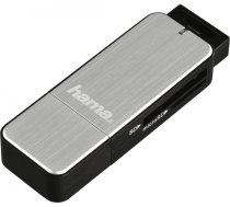 Hama USB 3.0 Multi Card Reader SD/microSD Alu black/silver 141366331VOK