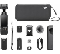 DJI Kamera DJI Osmo Pocket 3 Creator Combo 4K czarna CP.OS.00000302.01 + OP3-B718 + FW-OP3-BRG + SDSQXAA-128G-GN6MA