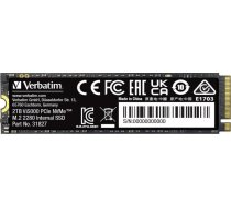 Verbatim Dysk SSD Verbatim Vi5000 2TB M.2 2280 PCI-E x4 Gen4 NVMe (31827)