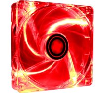 Xilence CASE FAN 120MM TRANSP 3PIN+4P/RED 12V XF046 XILENCE